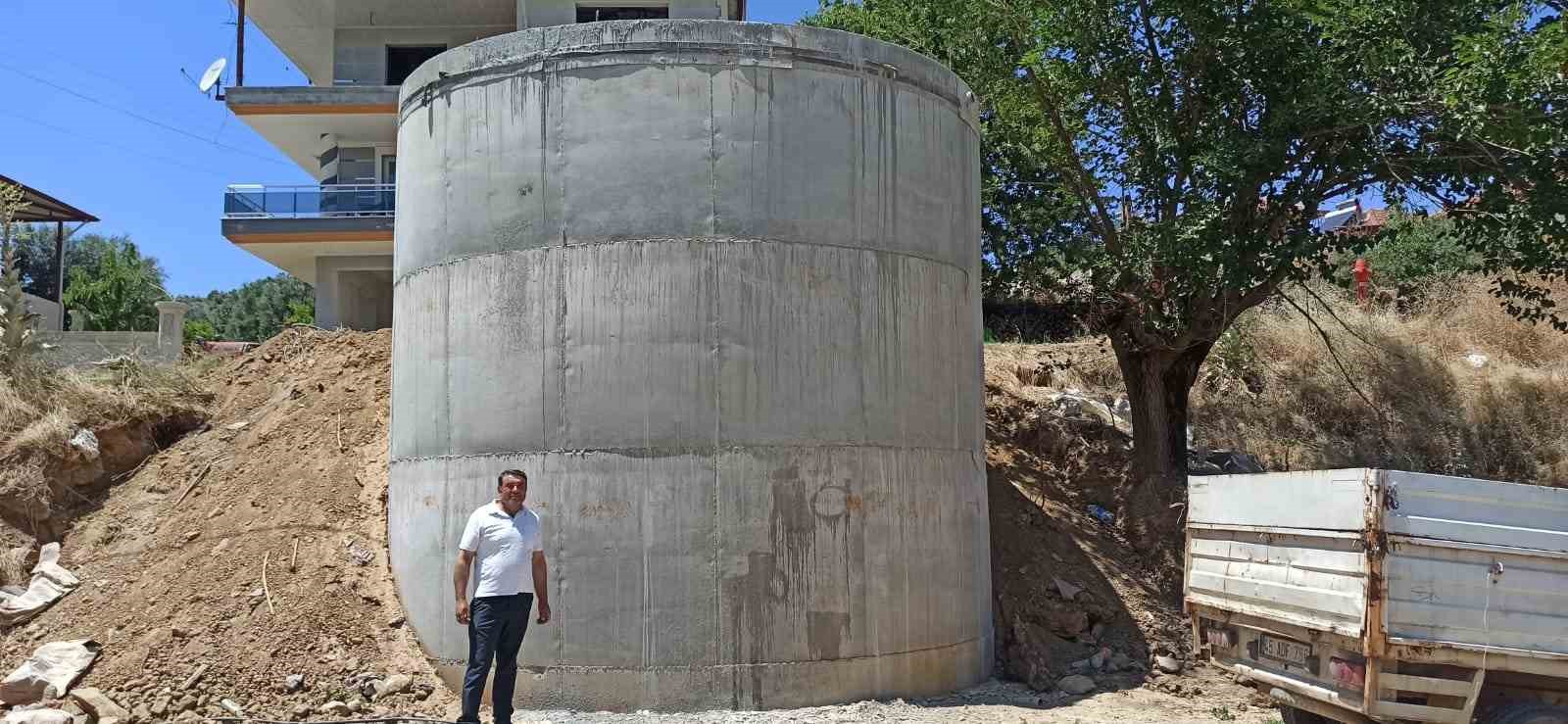 Karacaali'den Örnek Davranış :Yangınlara Karşı  105 Tonluk Su Deposu