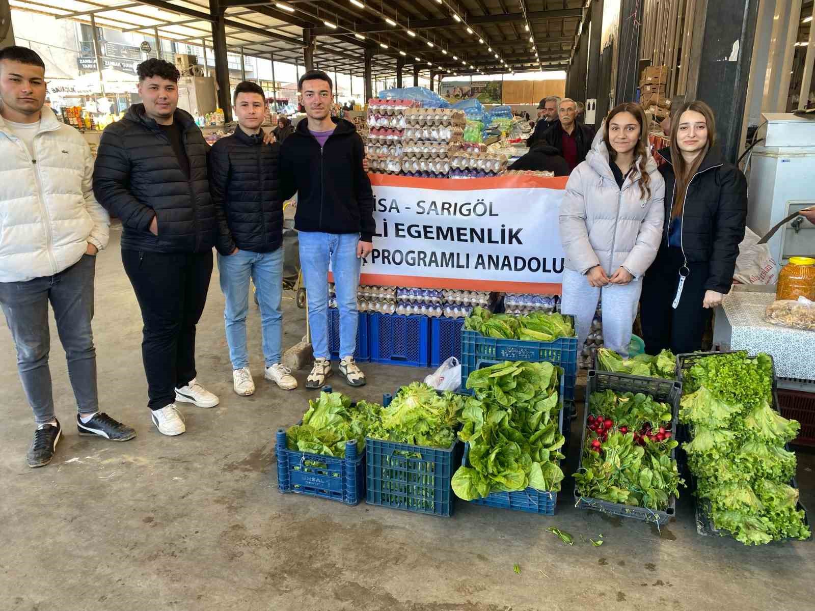 Sarıgöllü Öğrencilerden Örnek Tarım Projesi