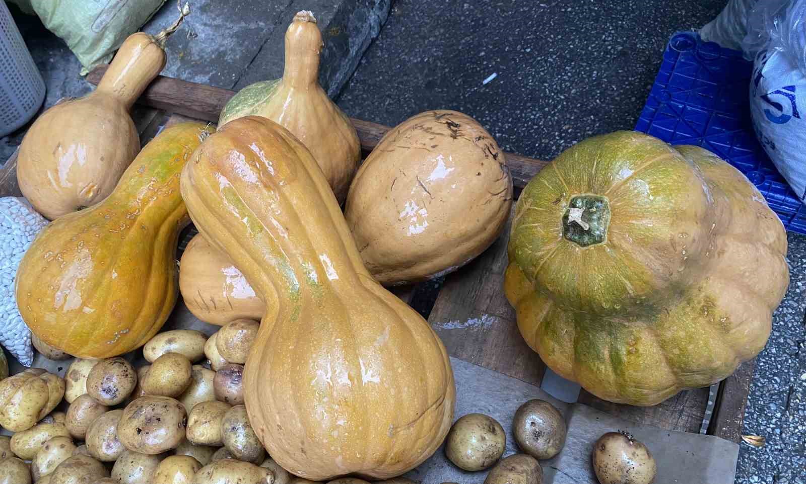 Alaşehir Pazarı'nın Şifa Deposu: Bal Kabağına Yoğun İlgi