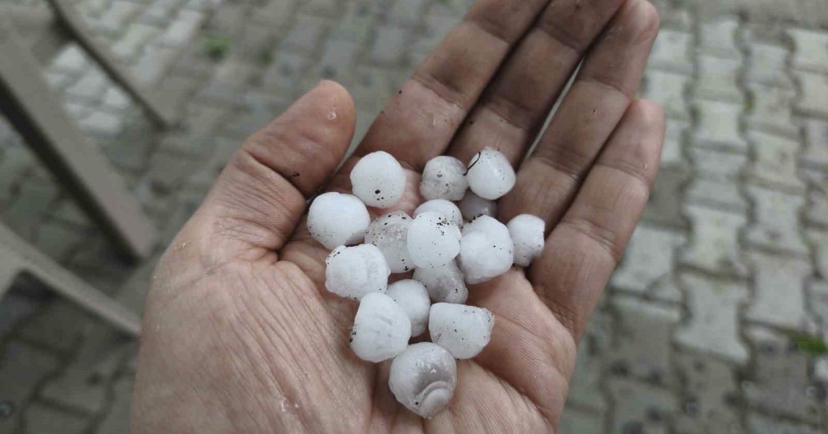 Manisa’yı dolu vurdu
